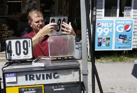 Relief is in sight, economists say. Oil prices have been falling since Memorial Day. The drop has lowered the price of regular unleaded gasoline by 23 cents in the past month, to a national average of $3.57 a gallon.